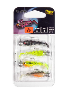  Fox Rage Loaded Micro Spikey Fry UV Mixed Colours - 4cm 