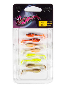 Fox Rage UV Mixed Colour Micro Fry - 4cm NMC061 Hooked Tackle