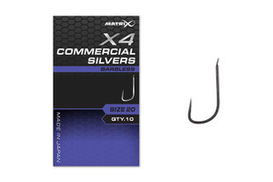 Fox Matrix Matrix  X4 Commercial Silvers Hooks 