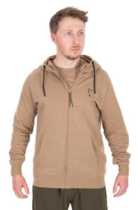 Fox International Fox Collection LW Tan Zip Hoody 