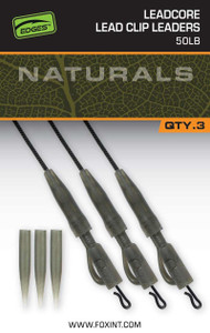 Fox International Fox Edges Naturals Leadcore Power Grip Lead Clip Leaders 