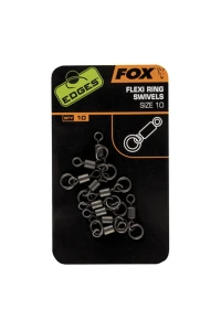 Fox Edges Flexi Ring Swivels  Hooked Tackle