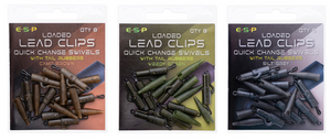 ESP Loaded Lead Clip Quick Change Swivels  Hooked Tackle