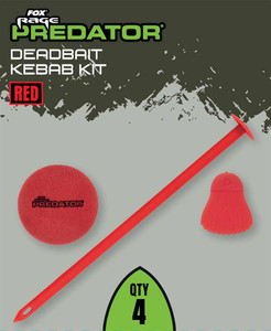 Fox Rage Predator Deadbait Kebab Kit Red - Hooked Tackle