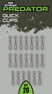 Fox Rage Predator Quick Clips- Hooked Tackle
