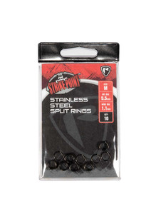Fox Rage Strike Point Stainless Steel Split Rings- Hooked Tackle