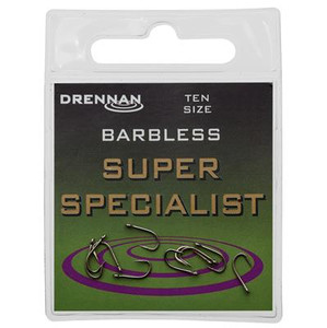 Dennan Eyed Super Specialist Hooks - Barbless
