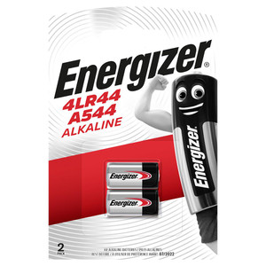  Energizer 4LR44 Batteries - 2 Pack 