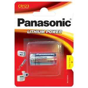 Panasonic CR123 Battery - 1 Pack - Hooked Tackle