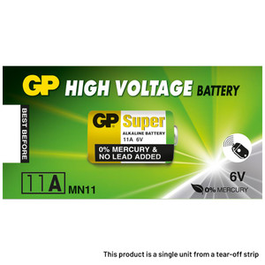  GP 11A Batteries - 1 Pack 