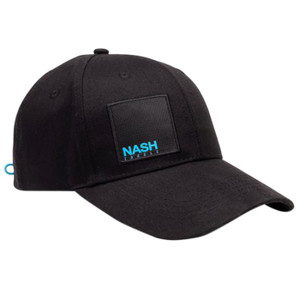 Nash Square Print Black Baseball Cap C5103 Hooked Tackle