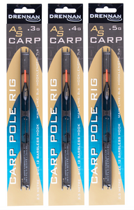 Drennan AS5 Carp Pole Rigs- Hooked Tackle