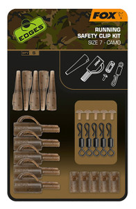 Fox Edges Camo Running Safety Clip Kit - Hooked Tackle