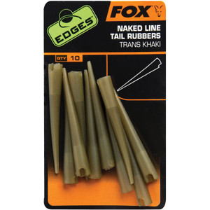 Fox Edges Naked Line Tail Rubbers CAC636 Hooked Tackle