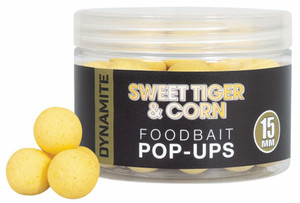 Dynamite Sweet Tiger & Corn Food Bait Pop-ups 15mm - Hooked Tackle