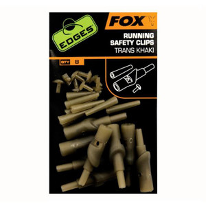 Fox International Fox Edges Running Safety Clips Trans Khaki 