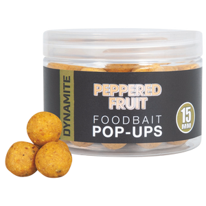 Dynamite Peppered Fruit Food Bait Pop Ups 15mm DY1923 Hooked Tackle