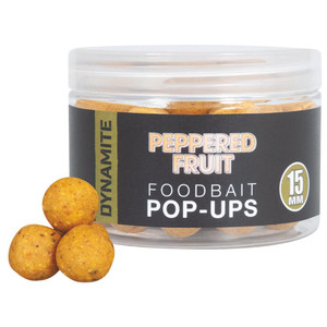 Dynamite Baits Dynamite Peppered Fruit Food Bait Pop Ups 15mm 