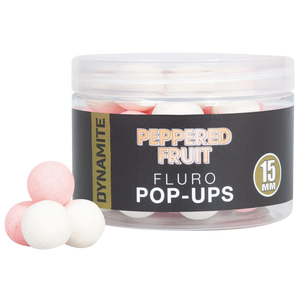 Dynamite Peppered Fluoro Bait Pop Ups 15mm DY1924 Hooked Tackle
