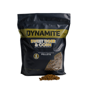 Dynamite Sweet Tiger & Corn Pellets 900g  Hooked Tackle