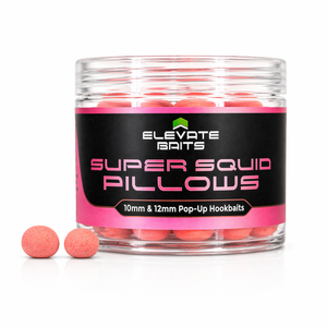 Elevate Baits Super Squid Pillows 10mm & 12mm Pop Up Hookbaits - Hooked Tackle