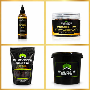  Elevate Baits Garlic Infusion Kit With Bucket 