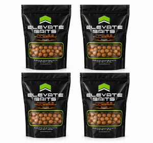  Elevate Baits Maple & Mulberry Boilies 15mm 20kg Bulk Box 