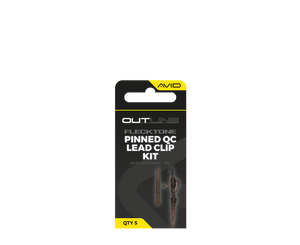 Avid Carp Outline FleckTone Pinned QC Lead Clip Kit - Hooked Tackle