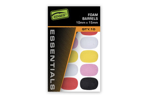Fox Edges 10x15 mm Foam Barrels - Mixed Colour - Hooked Tackle