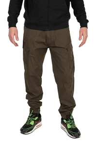 Fox International Fox Collection LW Green & Black Cargo Trousers 