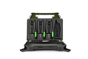 Korum KBI-R Bite Alarm 3 Rod Presentation Set K0360021 Hooked Tackle