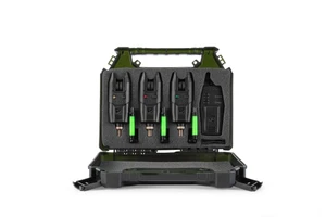  Korum KBI-R Bite Alarm 3 Rod Presentation Set 