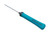 Drennan International Drennan Pushstop Pusher, fishing tool with a teal handle and a thin metal needle tip.