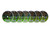 Drennan International Drennan Specimen Camo XT - 100m, image of multiple spools of fishing line in different weight capacities from 4lb to 15lb with camouflage design and product labeling.