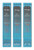 Drennan International Drennan Carp Pushstops Hook Plates, set of three blue hook plates with sizes 14, 16, and 18, designed for carp fishing.