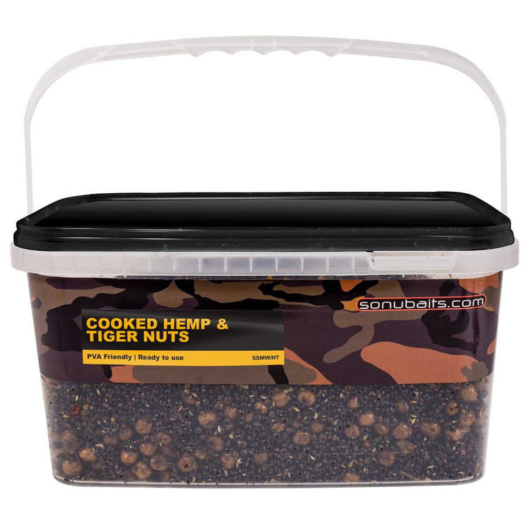 Sonubaits Cooked Hemp & Tiger Nuts 3kg S0930006 Hooked Tackle