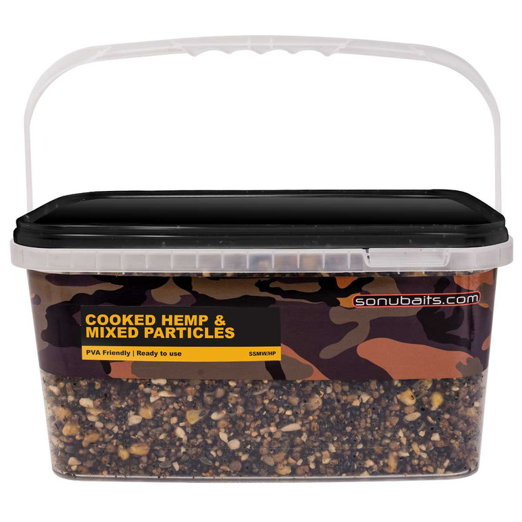 onubaits Cooked Hemp & Mixed Particles 4kg S0930003 Hooked Tackle