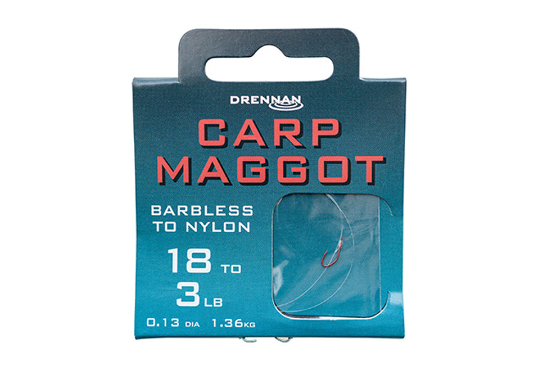 Drennan Hooks to Nylon- Carp Maggot