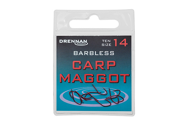 Drennan Spade End Carp Maggot Hooks- Barbless  Hooked Tackle