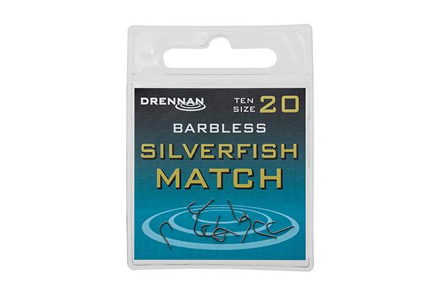 Drennan International Drennan Spade End Silverfish Match Hooks- Barbless 