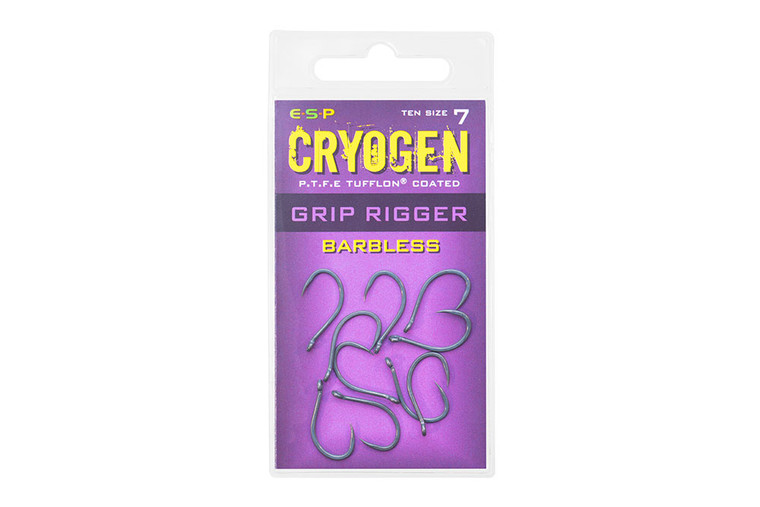 ESP Cryogen Grip Rigger Hooks (Barbless) - Hooked Tackle