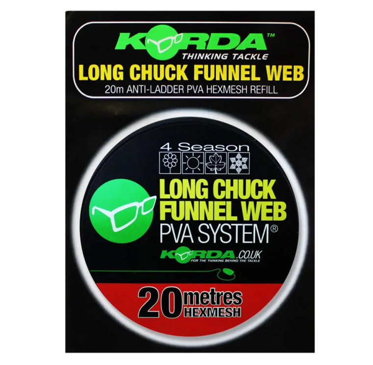 Korda Long Chuck Funnel Web Refils  Hooked Tackle