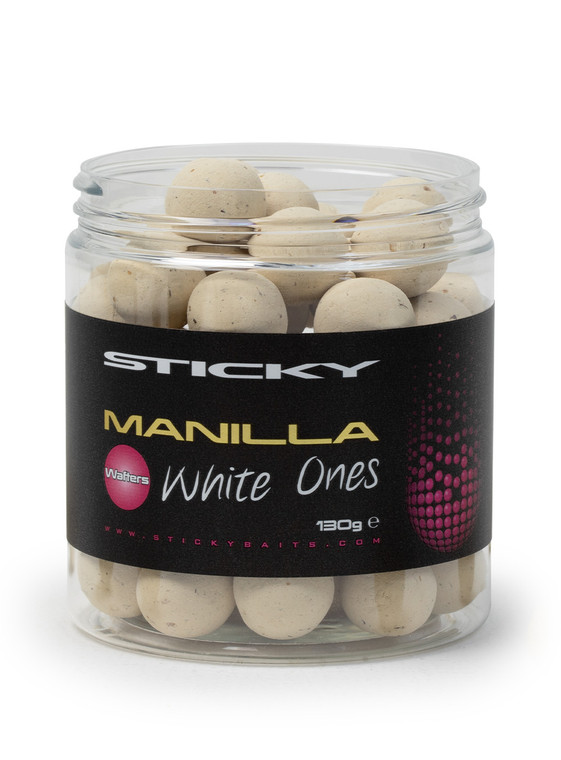Sticky Baits Manilla White Ones Wafters MWW16 Hooked Tackle