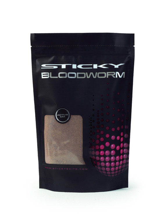 Sticky Baits Bloodworm Active Mix  Hooked Tackle