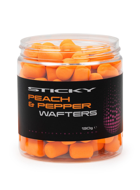 Sticky Baits Peach & Pepper Wafters PEPW Hooked Tackle