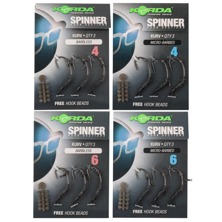  Korda Spinner Hook Sections 