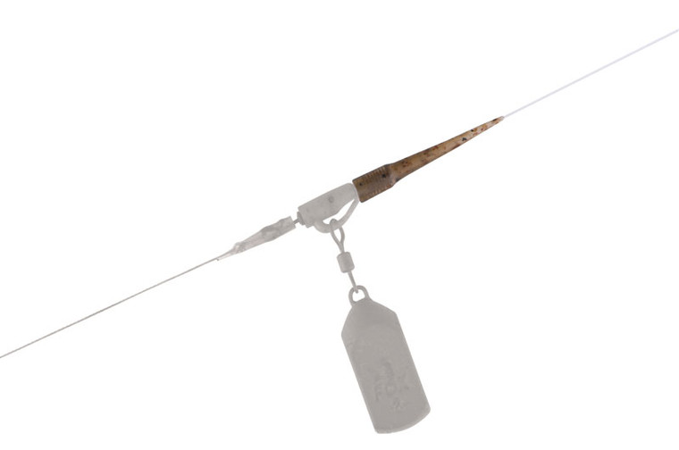 Fox Edges Camo Power Grip Naked Tail Rubber CAC778 Hooked Tackle
