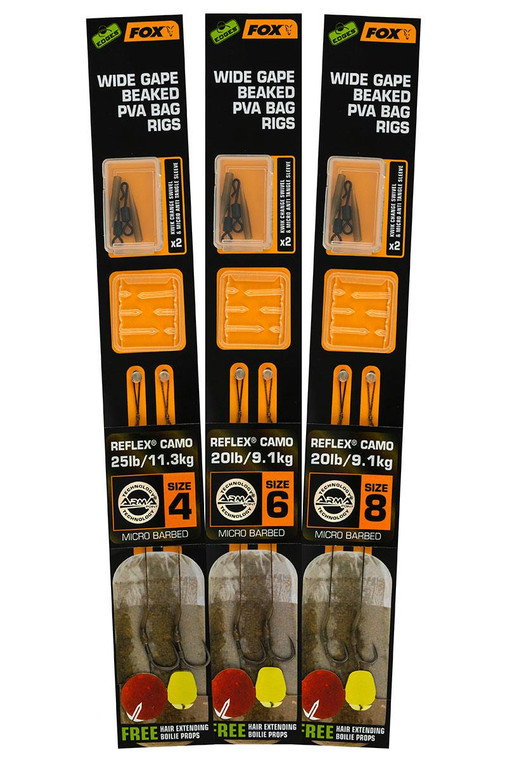 Fox International Fox Edges Wide Gape Beaked PVA Bag Rigs 