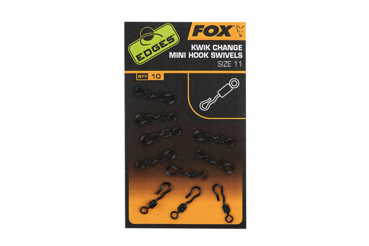 Fox International Fox Edges Kwik Change Mini Hook Swivel 