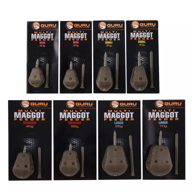 Guru Multi Maggot Feeders  Hooked Tackle